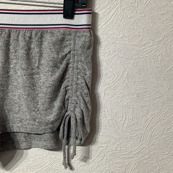 Jockey - Sz M - buttery soft flowy boyfriend short rubber logo and side ties - Picture 3 of 5